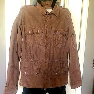 Lucky Brand zip up corduroy jacket